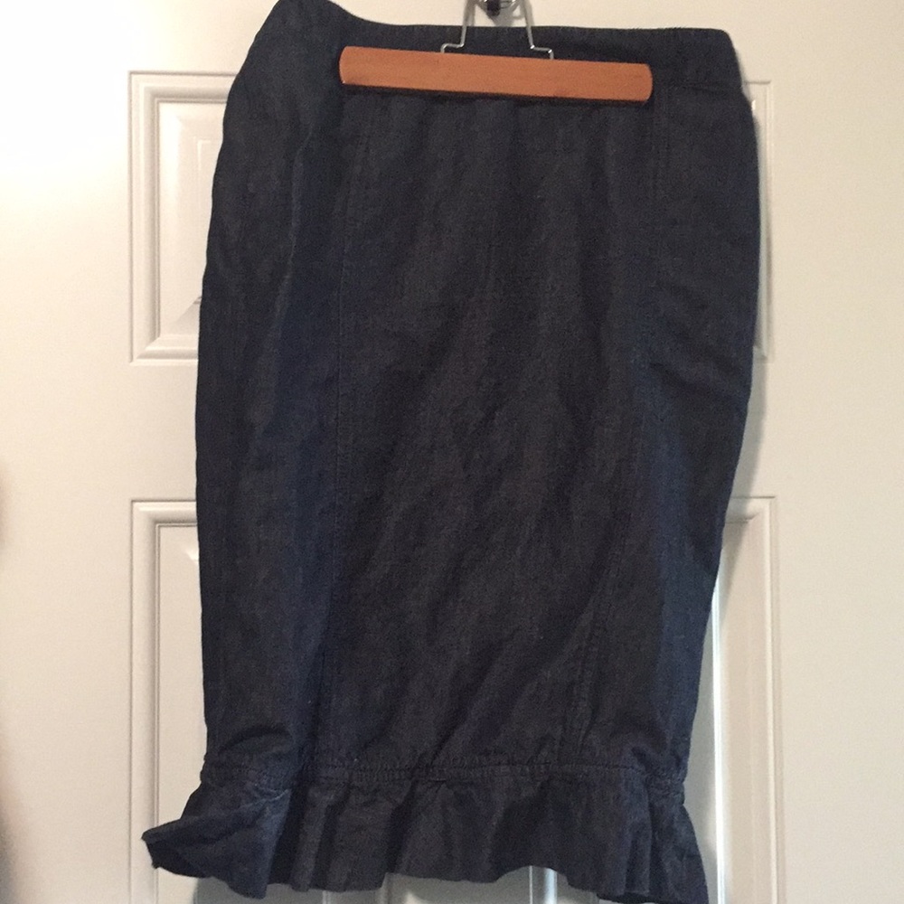 Armani Collezioni Denim Pencil Skirt